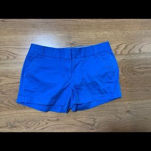 Jcrew Chino Shorts Size 8 Royal Blue